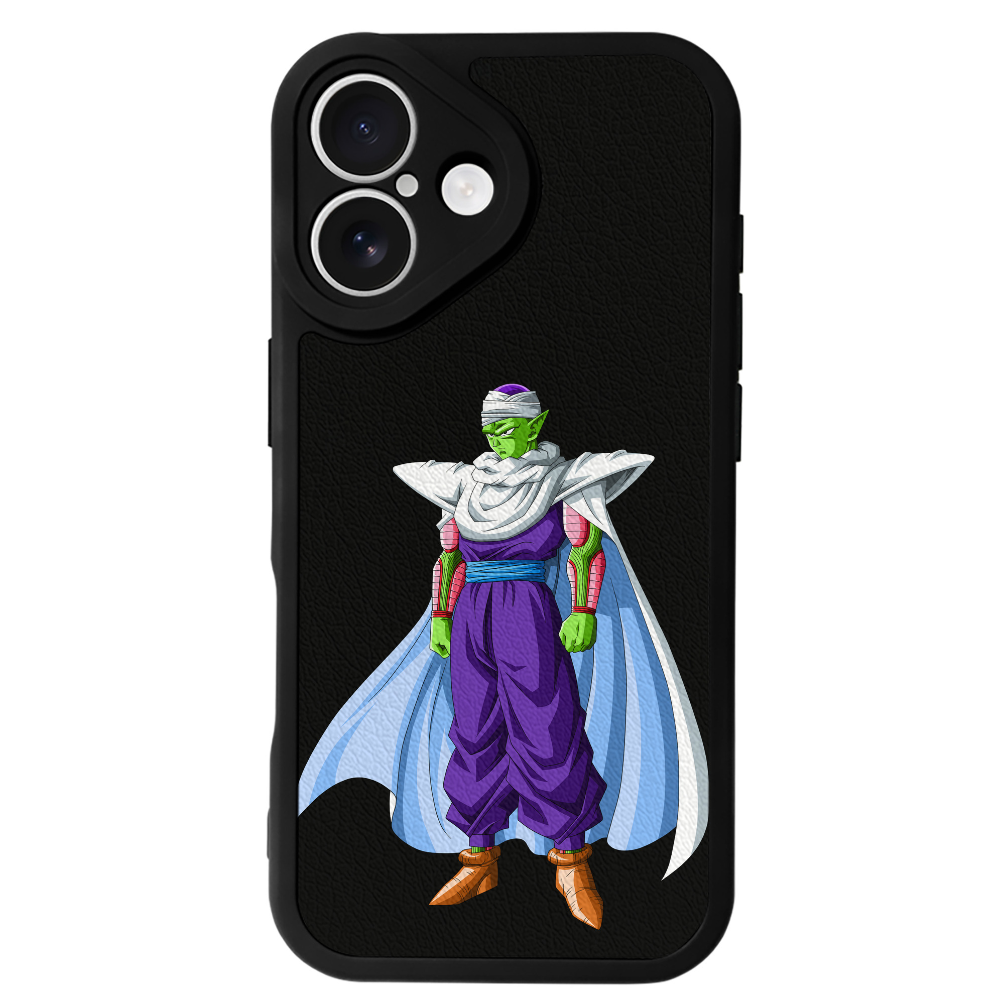 （画像用） ドラゴンボール ピッコロ DRAGON BALL Piccolo 【iPhone 16シリーズ対応】シリコンスマホケース（レザー調） 材質：シリコン